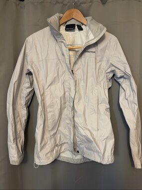 Marmot Women's Light Gray Waterproof Ski Shell Jacket